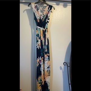 Long floral dress